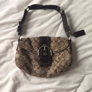 Brown coach purse